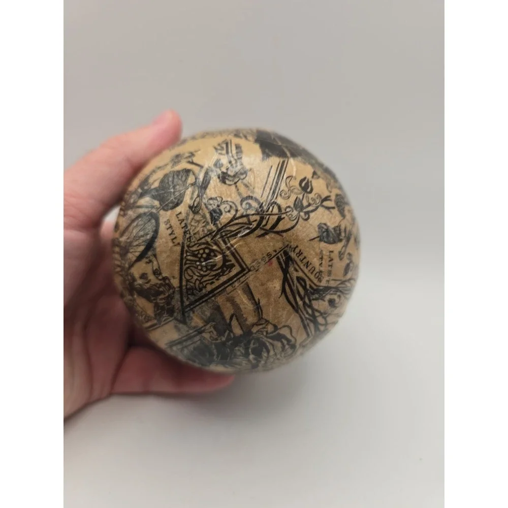 Vintage Victorian Style Large Decoupage Egg Figure - Anytime Decor